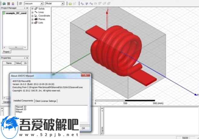 Ansoft Maxwell 16中文破解版