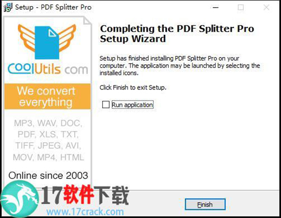 Coolutils PDF Splitter(PDF文件分割器) v6.1.0.26破解版(含破解教程)