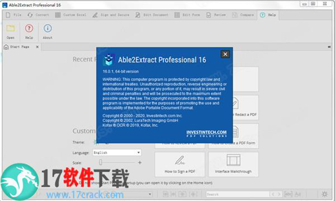 Able2Extract Professional 16(pdf编辑转换器)破解版