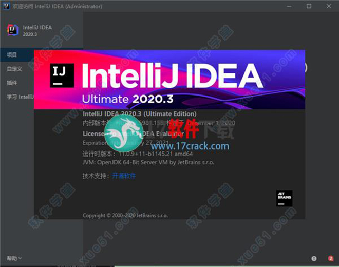 intellij idea 2020.3中文破解版